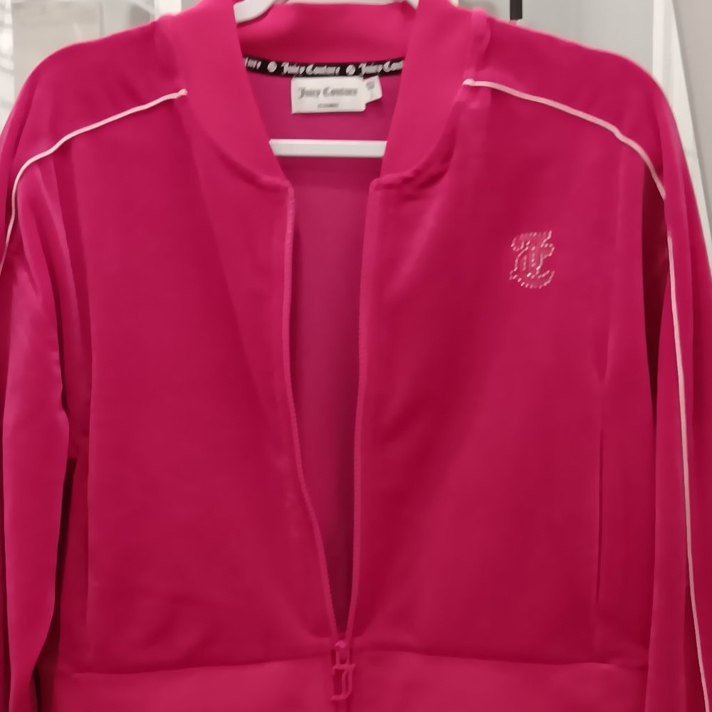 Juicy Culture womens  jacket  , size L, Bright Pink long sleeve